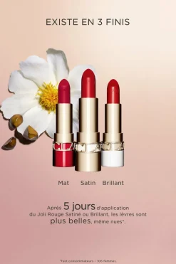 Rouge à lèvres rechargeable Joli Rouge Satiné Rouge À Lèvres
