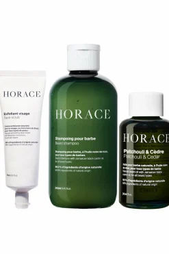 Routine complète soin de la barbe Homme Nettoyant, Masque & Gommage|Hydratant