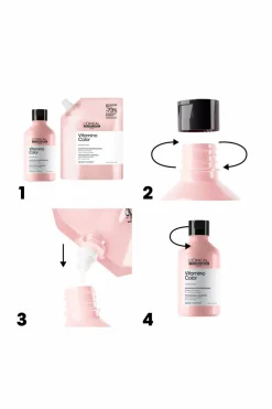 Online Shampoing pour cheveux colorés Vitamino Color rechargeable Shampoing