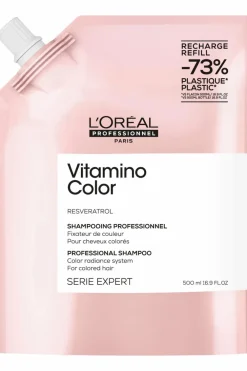 Online Shampoing pour cheveux colorés Vitamino Color rechargeable Shampoing