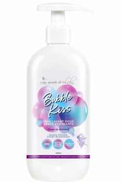 Soin lavant doux bébé et enfant Bubble Kiss Gel Douche & Savon Liquide