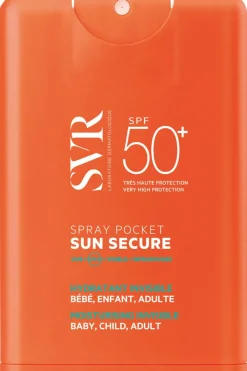 Spray solaire invisible format pocket Sun Secure SPF50+ Protection Solaire