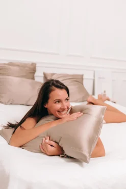 Taie d’oreiller carrée 100% soie Sand Décoration & Linge|Masques De Nuit & Autres Accessoires