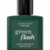 Hot Top coat semi-permanent Green Flash Base & Top Coat