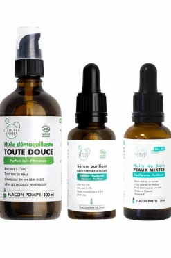 Clearance Trio anti-imperfections Sérum & Huile|Huile Démaquillante