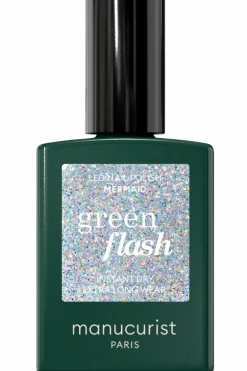 Outlet Vernis semi-permanent Green Flash Les pailletés Vernis À Ongles