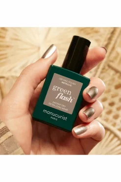 Outlet Vernis semi-permanent Green Flash Les pailletés Vernis À Ongles